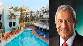 מאיר יצחק הלוי, ראש עיריית אילת ומלון קלאב הוטל, צילום: ויקיפדיה/ אתר המלון